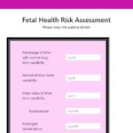 Fetal health assessment page 1.