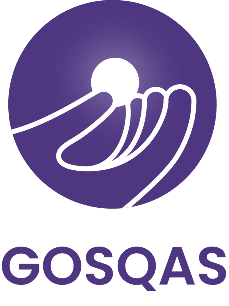 GOSQAS purple icon close up.